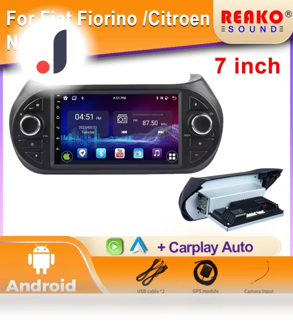 7-inch Android Car Multimedia Player — Stereo Receivers, Reakosound