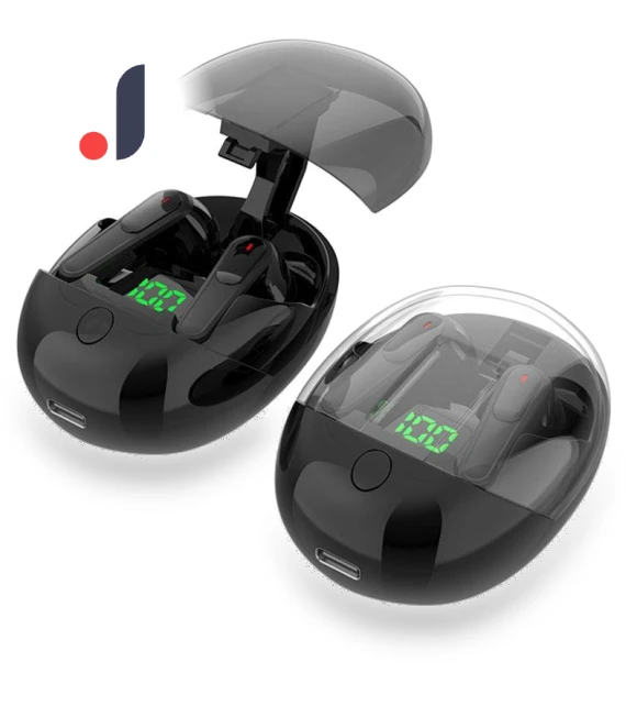 Bluetooth 5.3 Headset with Touch Control — Over-Ear Headphones, Junmaocun