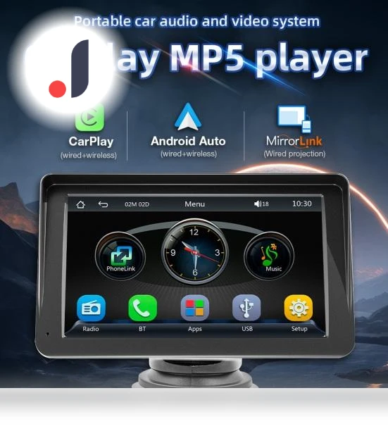 7-inch Car Player with Touch Screen — Stereo Receivers, Car Yours Baby