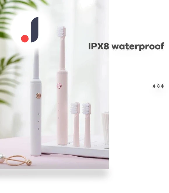 Electric Toothbrush for Adults — Ultrasonic, Light makeup