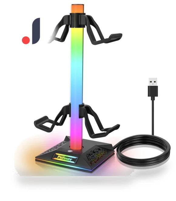 RGB Gaming Controller and Headphone Stand — USB Lighting Solutions, FourAll