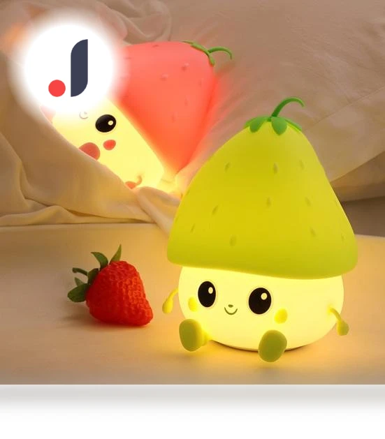 Strawberry Night Light for Kids — Lamps & Shades, Refreshing Home