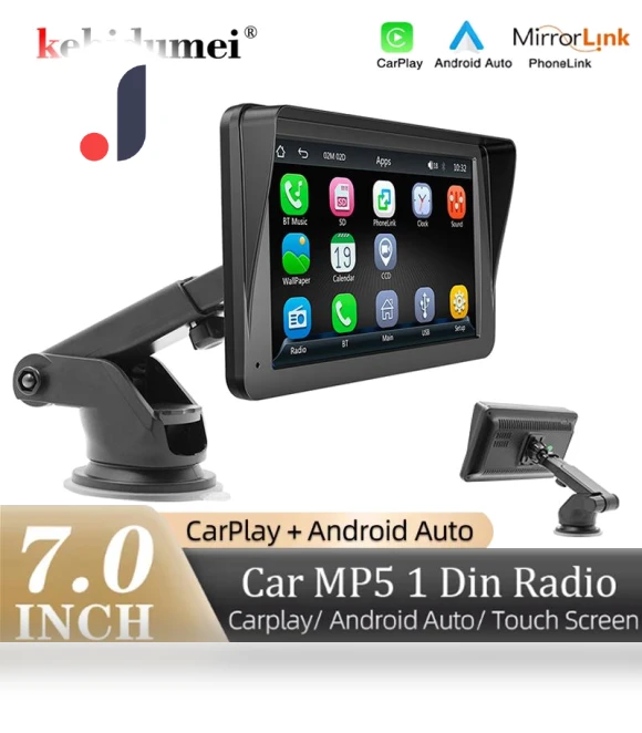 Car Multimedia Player with Carplay and Android Auto — Stereo Receivers, Auto Accessories Home