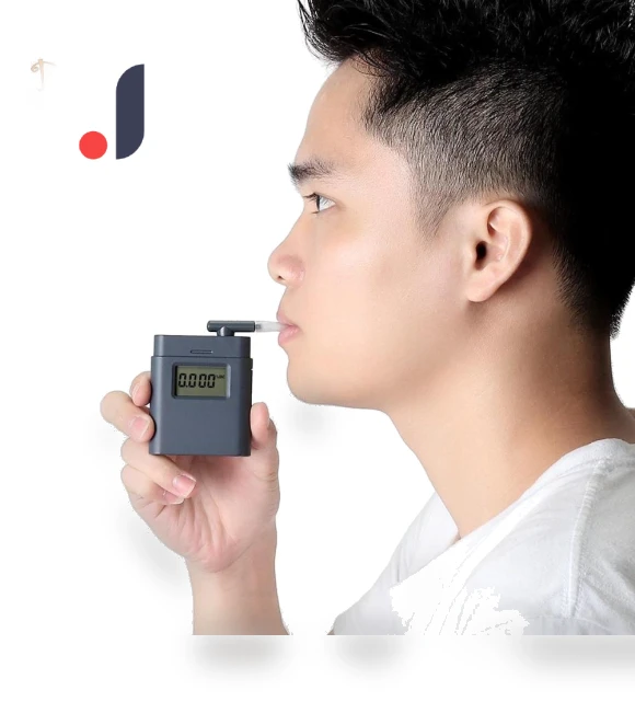 Portable LCD Digital Breath Alcohol Tester — Breath Alcohol Testers, Refreshing Home