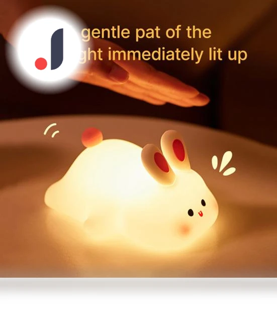 Rabbit Night Light with Timer — Lamps & Shades, Factory Discount Outlet