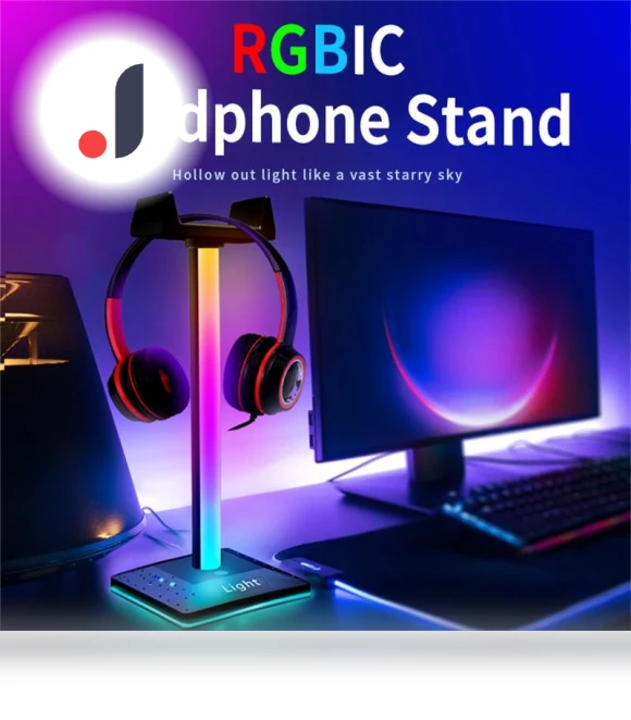 RGB Gaming Headset Stand — Stands & Hangers, RUI RUI YU 2
