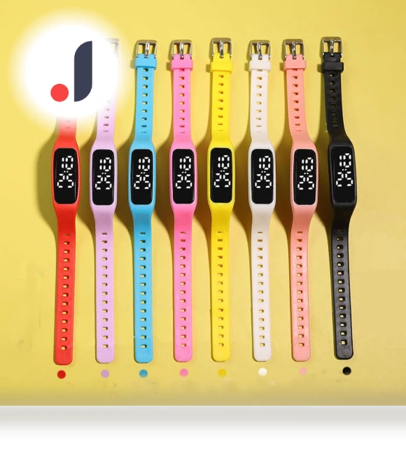 Unisex Touch Digital Student Thin Kids Waterproof Electronic Wristwatch — Men's Timepieces, kuanhong