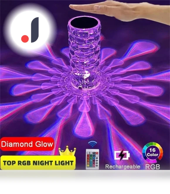 Waterdrop LED Crystal Projector Lamp — Overhead Lighting, Super Star Mall