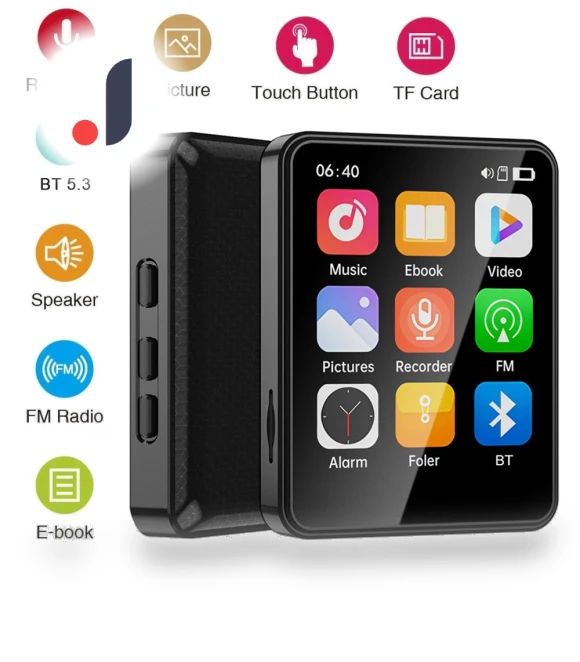 2.4-inch MP3 Player with Bluetooth Support — Portable Media Players, PRISMA