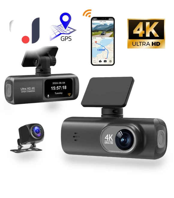 4K UHD Front and 1080P Rear Dash Cam — Rearview Cameras for Cars, World Auto Parts