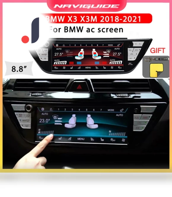 8.8-inch Touch Screen Air Conditioner Control — Display Modules, NAVIGUIDE Car Life