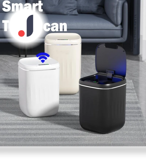 Automatic Sensor Trash Can — Waste Baskets, Refreshing Home