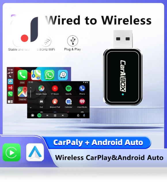 CarPlay AI BOX Adapter — Car Accessories & Gadgets, Auto Launcher