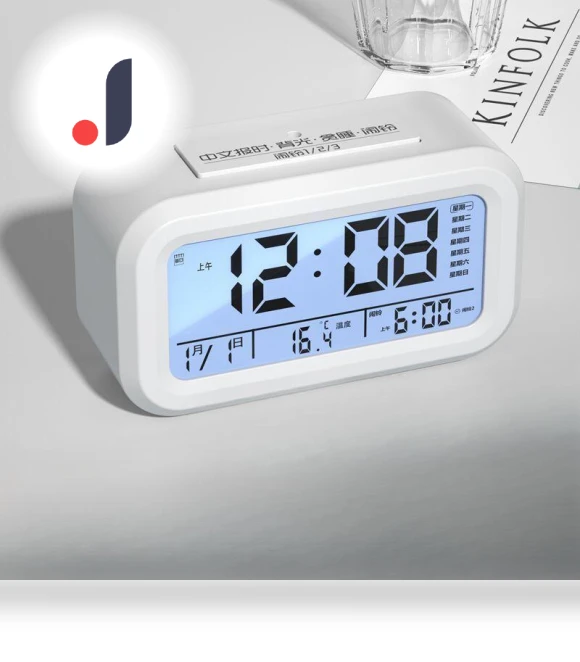 Digital Smart Alarm Clock with Thermometer — Alarms & Clocks, Wrigleys
