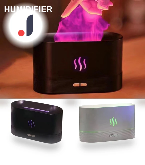 Humidifier with Colorful Flame — Air Moisturizers, Dangerous