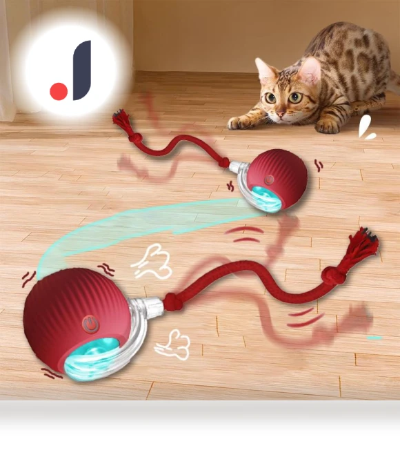 Interactive Cat Toy Ball — Cat Playthings, Knife Home