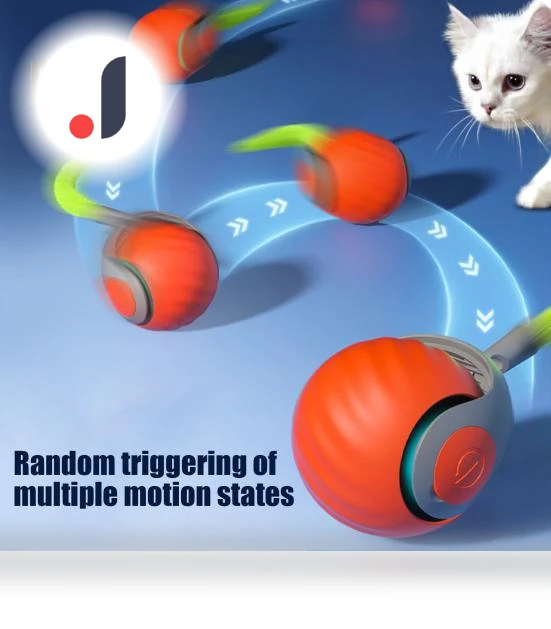 Interactive Cat Toy Ball — Cat Playthings, Kitty Cat House