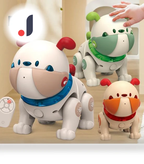 Interactive Smart Robotic Bulldog — Interactive Figures & Robots, Play with You