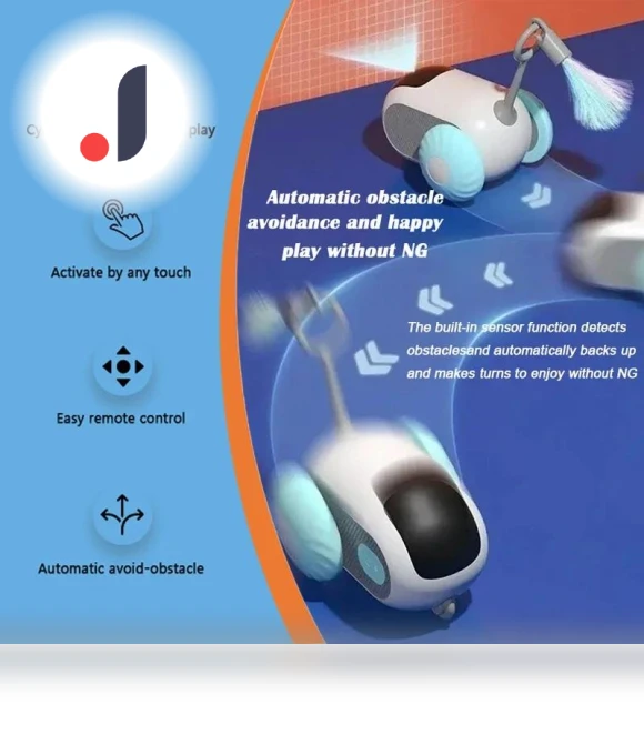Interactive Smart Toy Car for Cats — Cat Playthings, Luminaire Lighting Mall