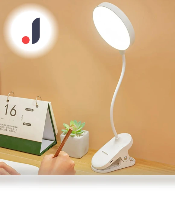 LED Desk Lamp with Touch Night Light — Study & Desk Lighting, Seahorse Home