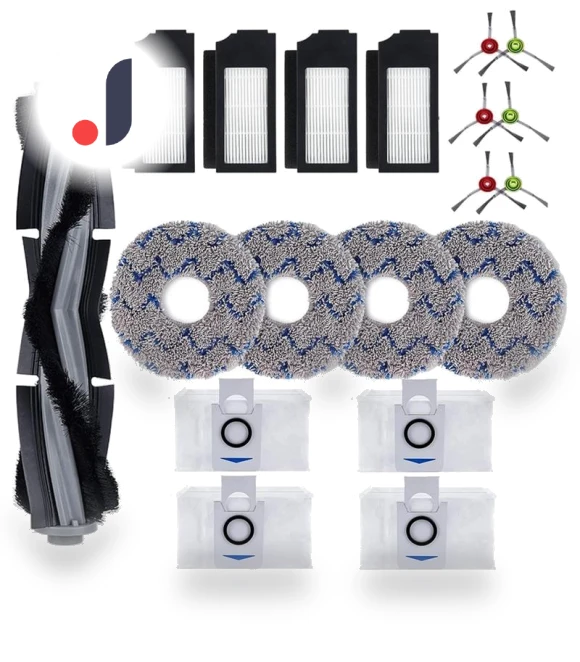 Main Side Brush Filter Mop Bags Parts — Parts & Accessories, Lntelligent Living Hall