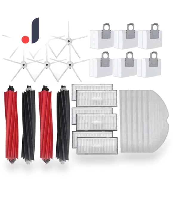 Main Side Brush Mop HEPA Filter Dust Collector Cleaning Roller Brush Accessories — Parts & Accessories, Lntelligent Living Hall