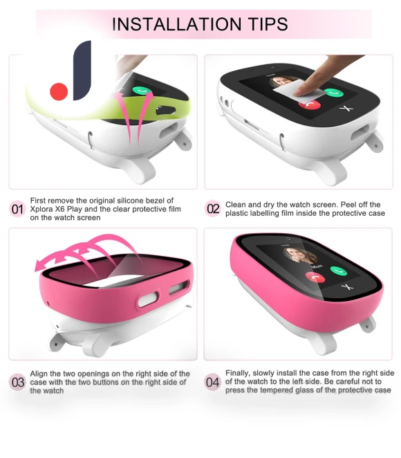 Protective Case for Kids Smart Watch — Smartwatch Protectors, Seahorse Home