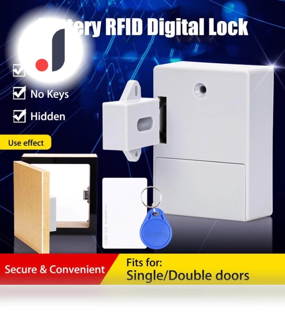 RFID IC Card Sensor Cabinet Drawer SmartLock — Smart Home Security, Serene Homes