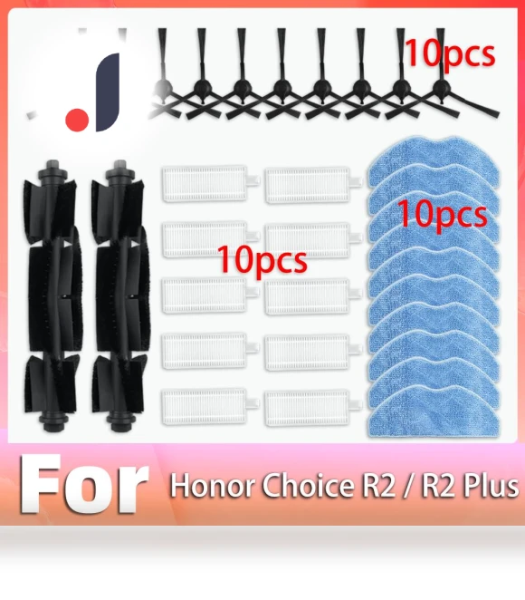 Robot Vacuum Main Side Brush HEPA Filter Replacement Mop Pads Spare Parts Accessories — Parts & Accessories, Lntelligent Living Hall