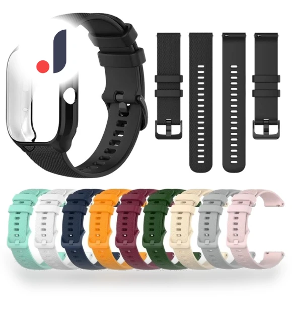 Silicone Watch Band with Case — Smartwatch Accessories, Guangruida Women Products