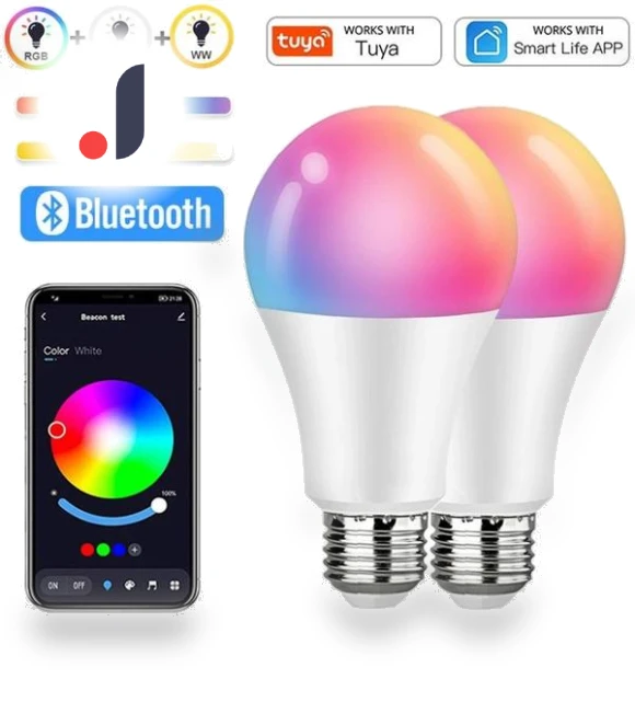 Smart LED Bulb RGB + WW + CW — LED, TOP MALL-005