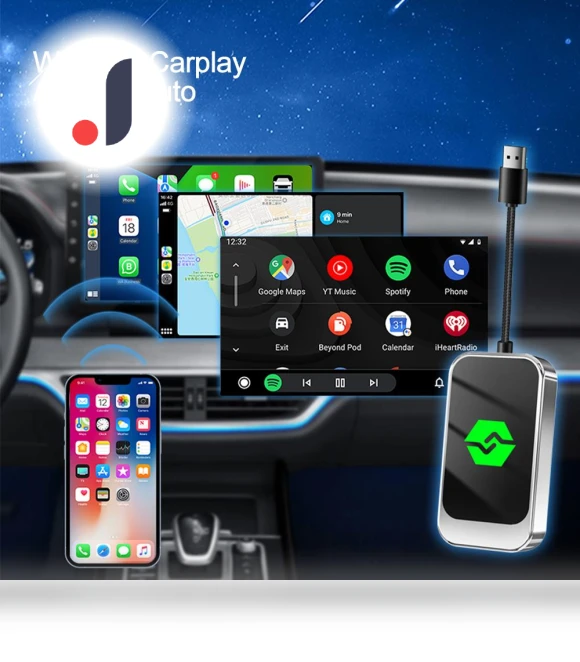 Wireless Carplay Android Auto Adapter — Phone Accessories, A Auto Parts Mall