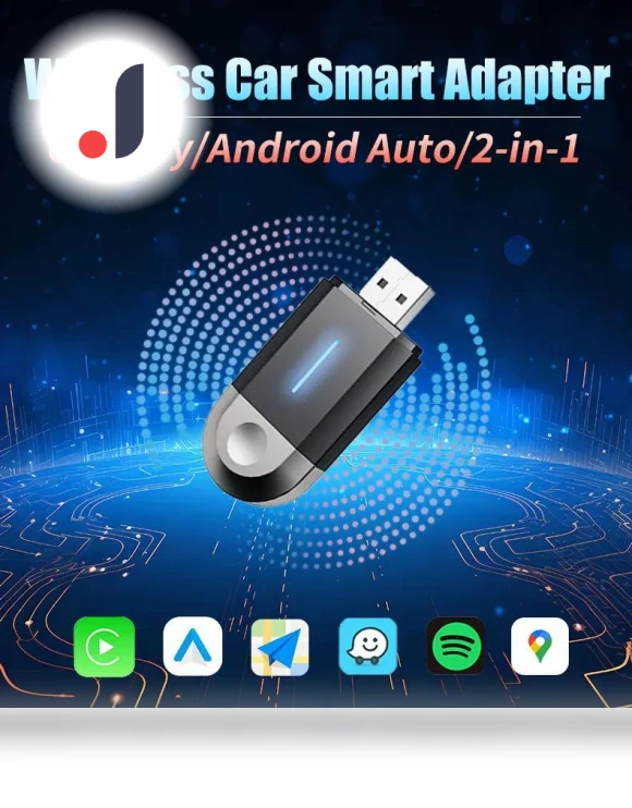 2 in 1 Wireless CarPlay Android Auto Apple Carplay Adapter Mini AI Box — Car Accessories & Gadgets, IKEA Supermarket