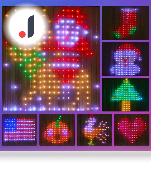400 LED Smart Dynamic Curtain Lights — String Lights, Super Dream Home