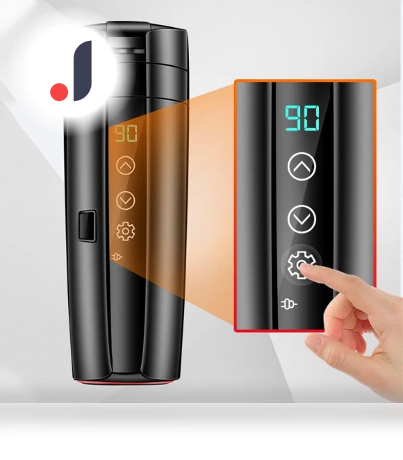 Car Heating Cup with Smart Temperature Display — Beverage Warmers, HIMO Group