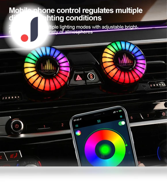 Car LED Sound Controller Air Freshener — Car Air Fresheners, IKEA Supermarket