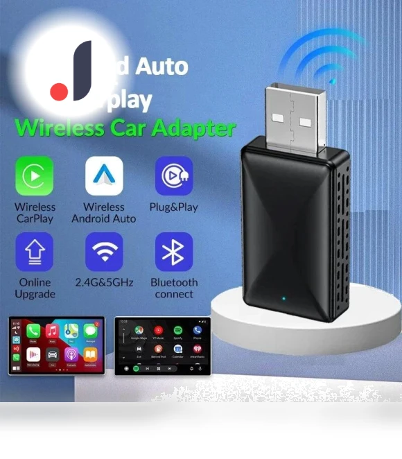 Carplay and Android Auto AI Box 2 in 1 Mini Adapter — Stereo Receivers, Explorer Outdoors