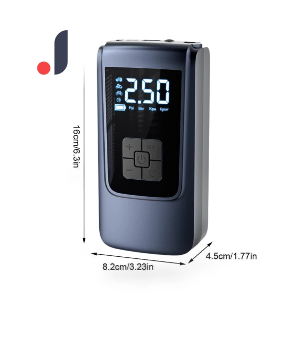 Digital Air Pump for Tire Inflation — Inflation Devices, RuJia Home Decor