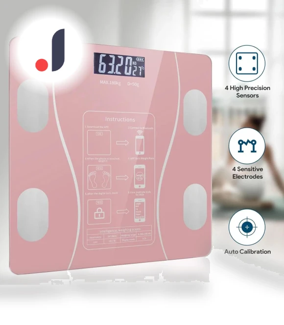 Digital Simple and Practical Body Fat Scale with Smartphone App — Body Composition Analysis, HIMO Group