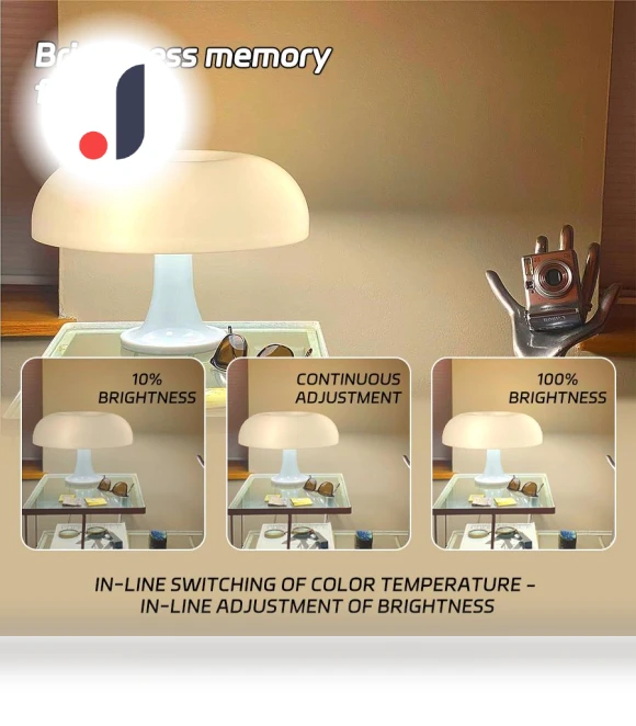 LED Desk Lamp with Touch Dimming — Study & Desk Lighting, Build My Home