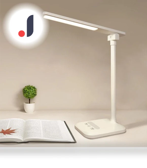 LED Desk Lamp with Touch Night Light — Study & Desk Lighting, Build My Home