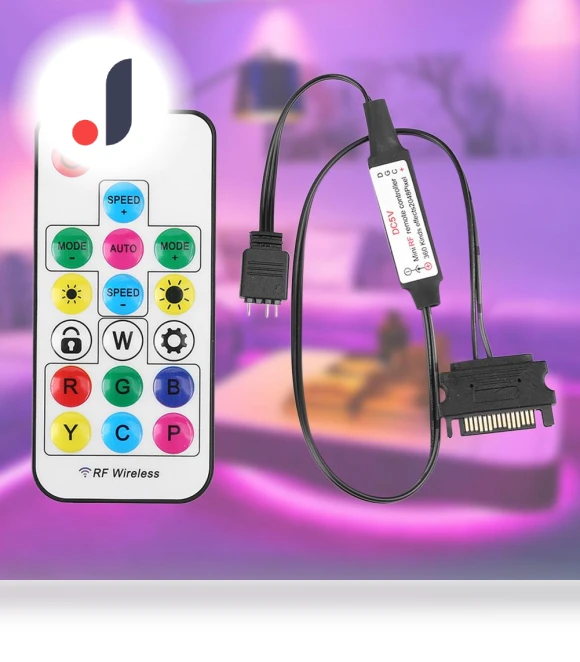 LED Strip Remote Control USB 5V 17 Key RGB Driver Dimmer Controller — LED Strips, Optimized General