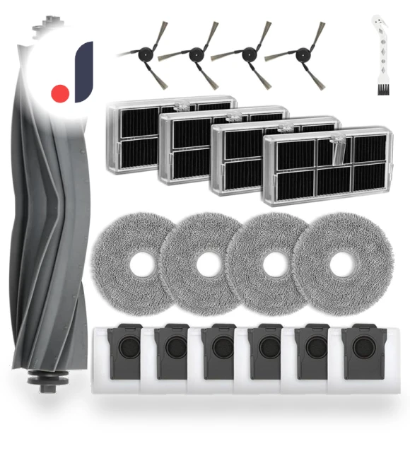 Main Side Brush, HEPA Filter, Mop Cloth, Dust Bags Spare Parts — Parts & Accessories, Serene Homes