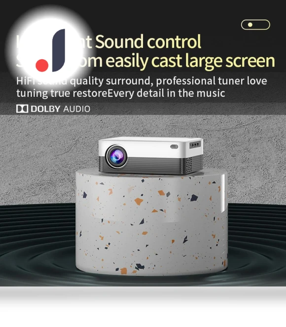 Mini WiFi BT 5G Smart Projector — Home Theater Projectors, Honor Electronics