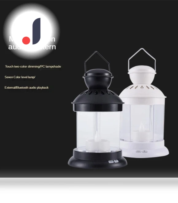 Smart Bluetooth Speaker with LED Night Light — Portable Audio, Cozy Cottage-Relax