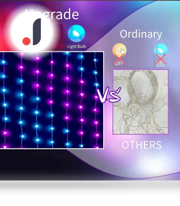 Smart Curtains with LED Lighting — LED Strips, Good Household Items