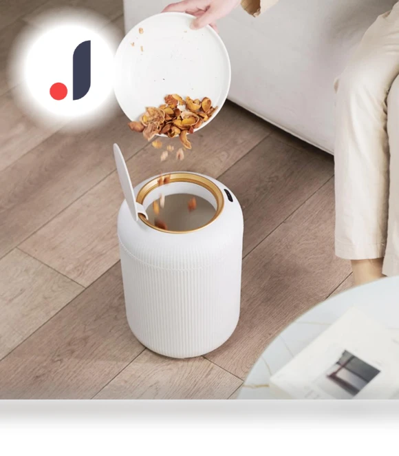 Smart Trash Bin with Automatic Sensor Lid — Kitchen Cans, Home Furnishing Department Mall