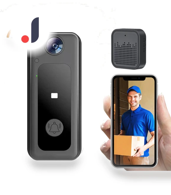Smart Wi-Fi Video Doorbell — Smart Home Security, Salted Chicken