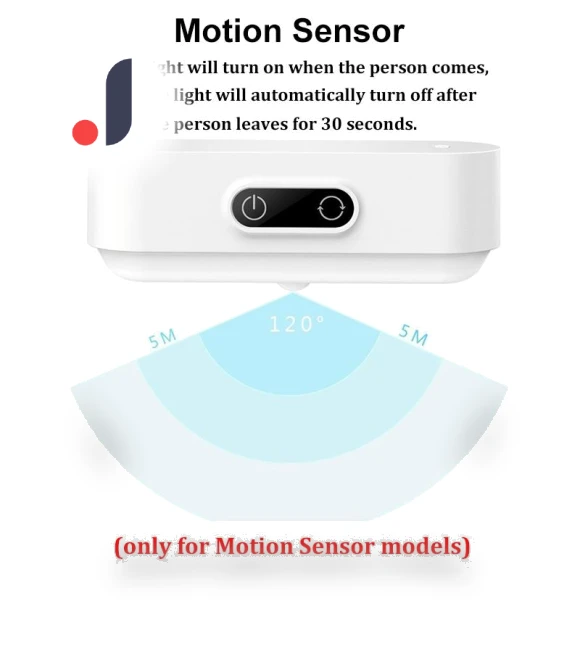 Touch Control LED Night Light with Motion Sensor — Night Lights, Vinde Home