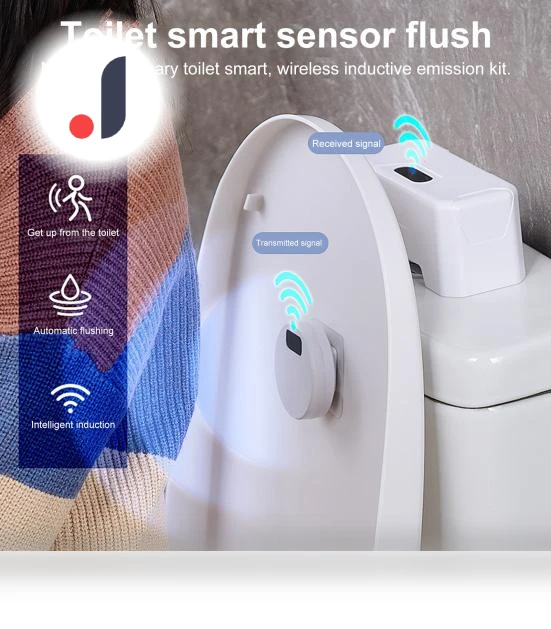 Touchless Toilet Flush Sensor Kit — Smart Home Modules, International Chic